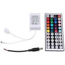 44 näppäimen langaton infrapunakaukosäädin vastaanottimella 5050 3528 RGB SMD LED-nauhalle