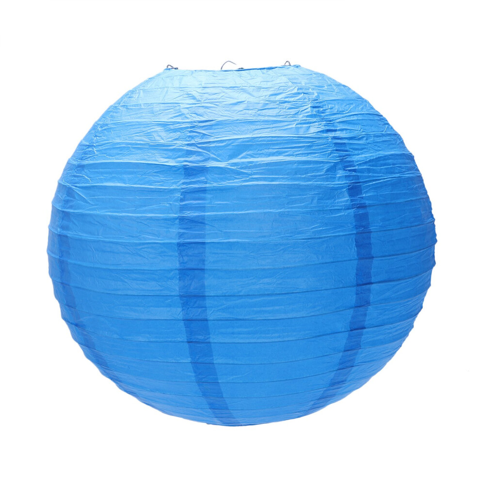 1 x Chinese Japanese Paper Lantern Lampshade, 40cm(16") Navy Blue-image-OPC-PHQQBD6-NEW