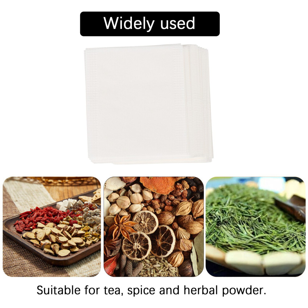 Sachet de thé vide biodégradable - fibre de maïs, lot de 100 Herbes Yin Yang