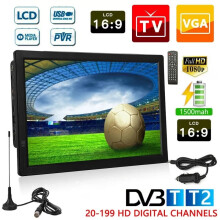 14 inch Portable 1080P HD TV Freeview HDMI Digital Television Player