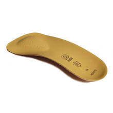 Emsold Ultra Thin Orthotic with Metatarsal Pad and Deep Heel Cup - Semi-Rigid Arch Support Insole for Men and Women - Relieves Pain from Plantar Fasci