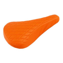Lowrider Vinylsattel Diamond 702 Orange. Fahrradsitz Fahrradsitz Fahrradteil Fahrradteil Fahrradteil BMX Free Style Fixie Road Beach Criuser Stretch