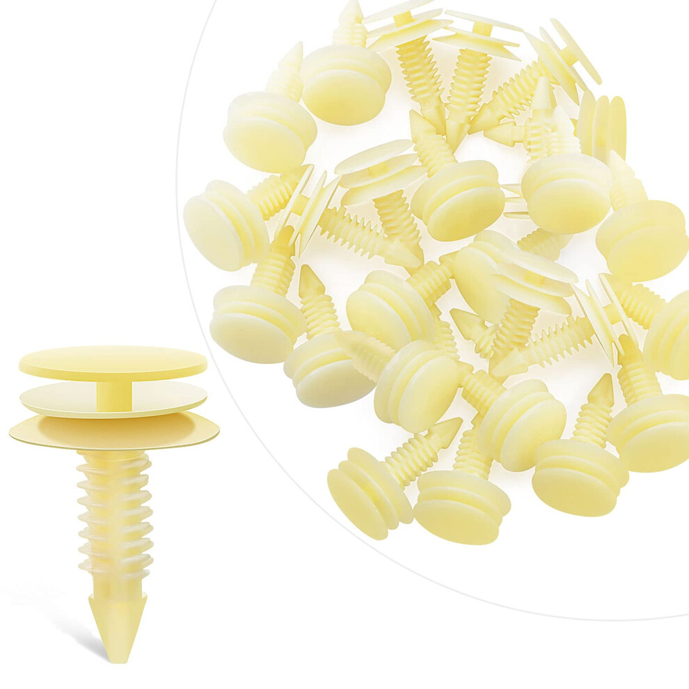 Gooacc 25 Front Door Trim Panel Retainers Clips Replaces For Gm 10153057 Chevy Buick Gmc Jimmy Pontiac Grand Prix 8Mm Hole - 25Pcs 760960916079