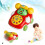 Pull String Mini Ringing Bell Telephone Model Toy Car Kids Educational Cartoon 5