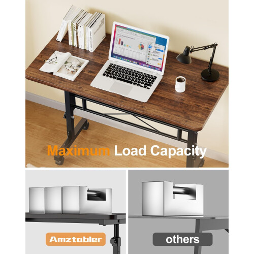 Adjustable Height Mobile Standing Desk for Walking Pad Treadmill 32 Inch 2