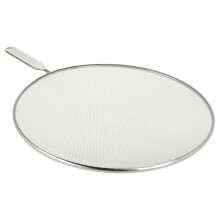 Small Silver Splash Guard for Kitchen 12.99in