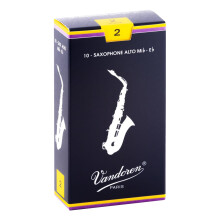 Vandoren SR212 Alto Sax Traditional Reeds Strength 2; 10-es doboz