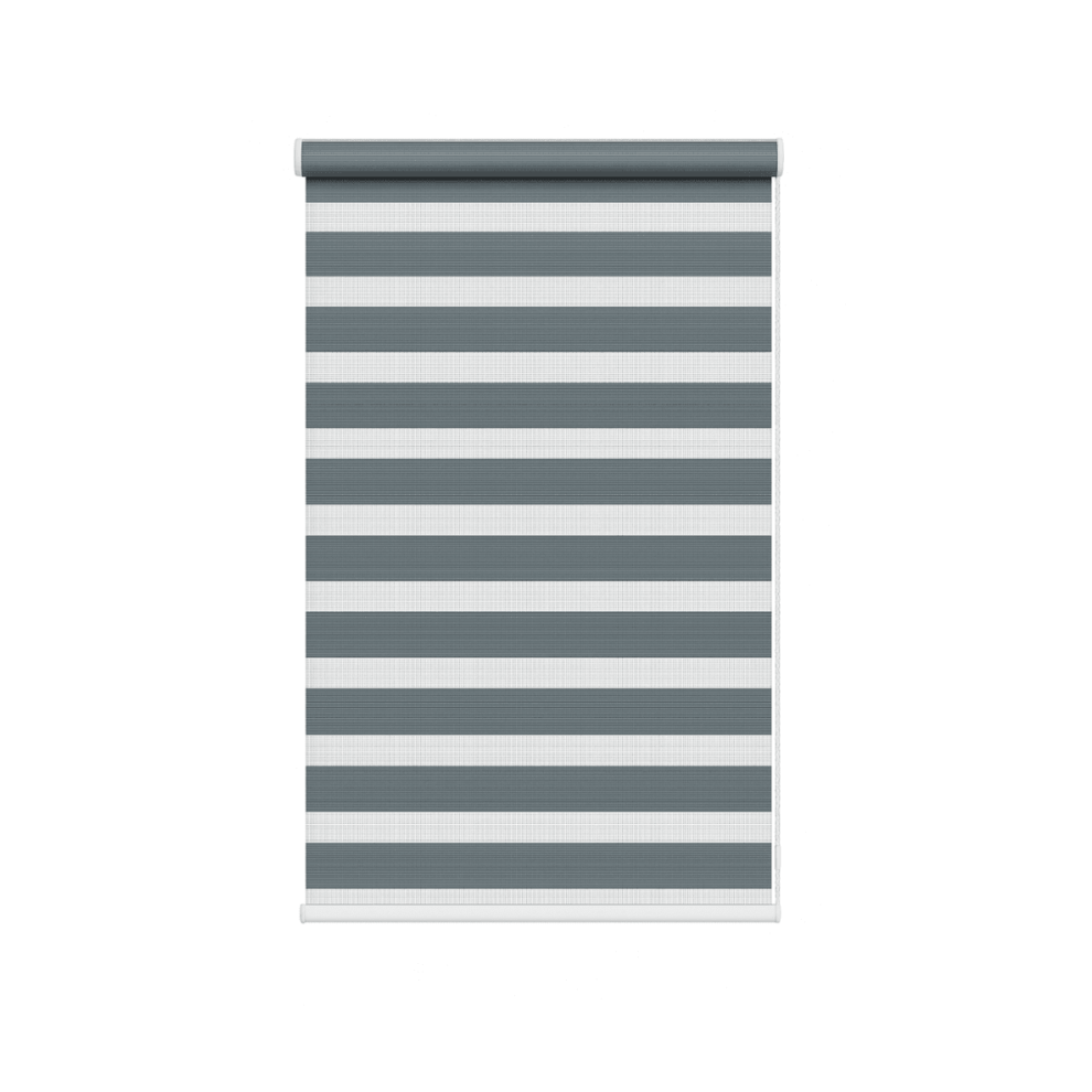 Newedgeblinds (95Cm X 165Cm, ) Day & Night Zebra Roller Blind (165Cm Drop) - 45Cm Grey/White
