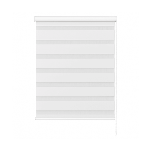 (145cm x 165cm, White) White Day & Night Zebra Roller Blind (165cm drop) - 45cm