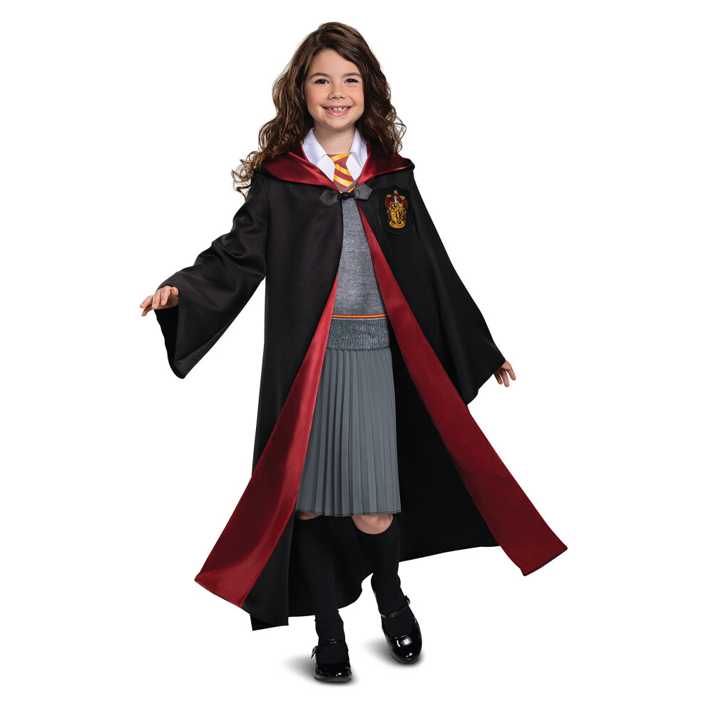Photos - Fancy Dress Disguise DG107589K Child Hermione Granger Deluxe Costume Medium - Size 7-8 Black,Red DG107589K