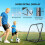 Homcom HOMCOM Angle Adjustable Rebounder Net Goal Training Set Football, Baseball 4