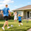 Homcom HOMCOM Angle Adjustable Rebounder Net Goal Training Set Football, Baseball 8