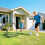 Homcom HOMCOM Angle Adjustable Rebounder Net Goal Training Set Football, Baseball 1