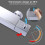 AICA Bathroom Thermostatic Exposed 8-inch  Square Shower Head and Handheld 5