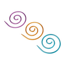 Kabelnadeln 3er Set Spiral Metall Rostfrei Nägel zum Stricken von Pullovern & Teppichen