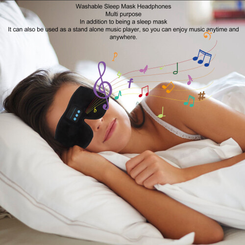 Samt Schlafmaske Kopfhörer Bluetooth 200mAh 2