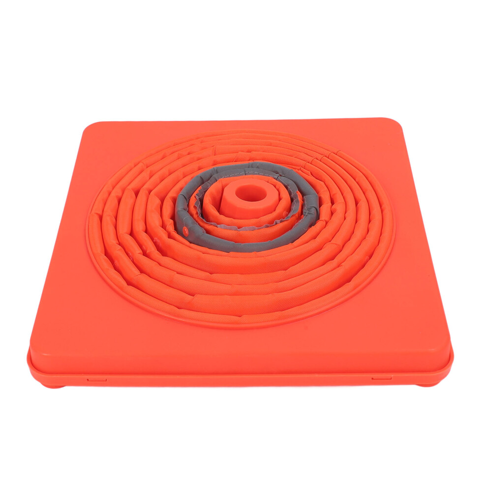 2 Pack Collapsible Traffic Cones Reflective 70Cm Height Multi Functional Orange Road Safety Cone For Parking Lot 5061314088585