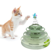 Katzenspielzeug Interaktiver Drehteller Typ 1 25x25 cm PP