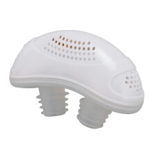Anti Snoring Device Automatic Dilator Nose Vents Plugs Rechargeable 3 Levels Electric Snoring Solution White