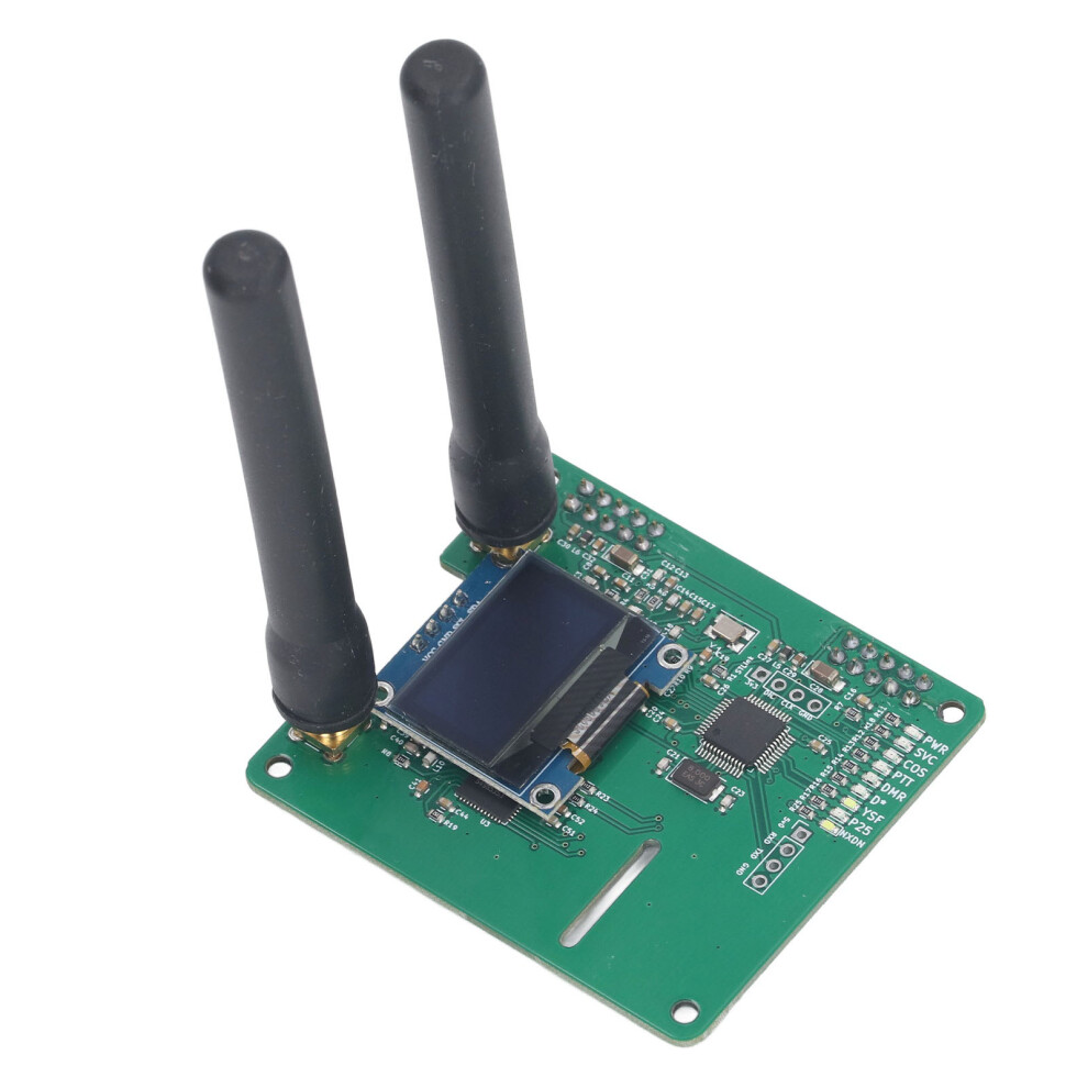 Mmdvm Duplex Hotspot Module Dual Hat Board Uhf Vhf Dual Antenna With 0.96In Organic Led For Dmr Ysf Nxdn Slot1 Slot2 6911314091834