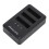 NP-BG1 USB-Batterieladegerät 3-Slot mit LCD-Display 13