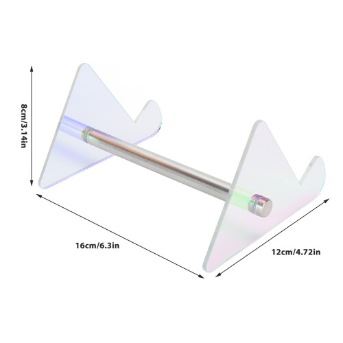Acryl-Tastaturständer - Einlagig, Transparent 1