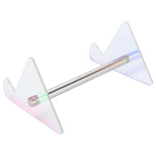 Acryl-Tastaturständer - Einlagig, Transparent