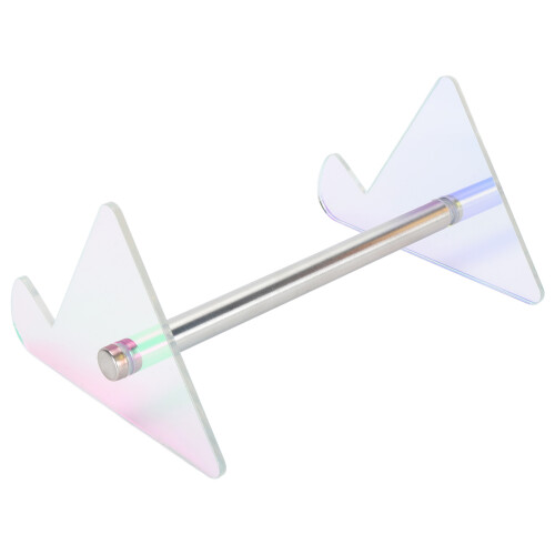 Acryl-Tastaturständer - Einlagig, Transparent