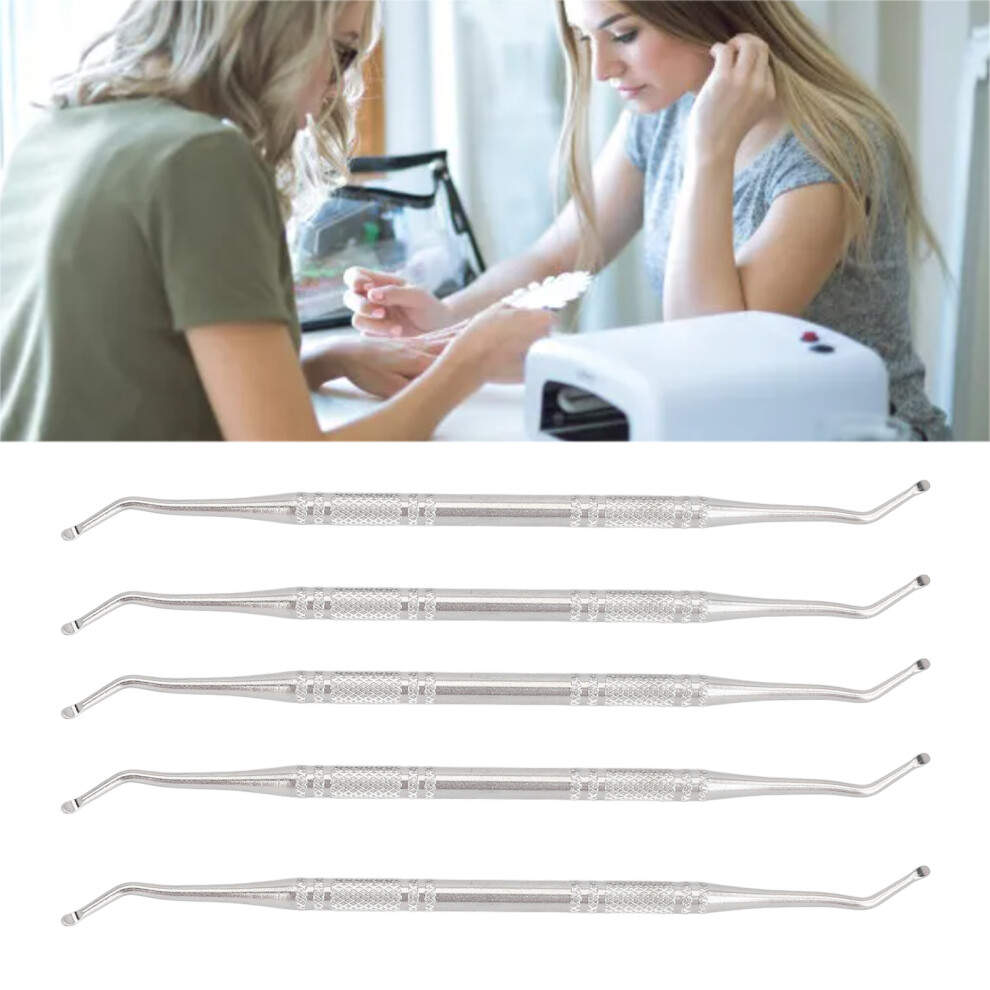 5pcs Ingrown Toenail Removal Tool Double Head Professional Nail Cleaner Tool for Manicure