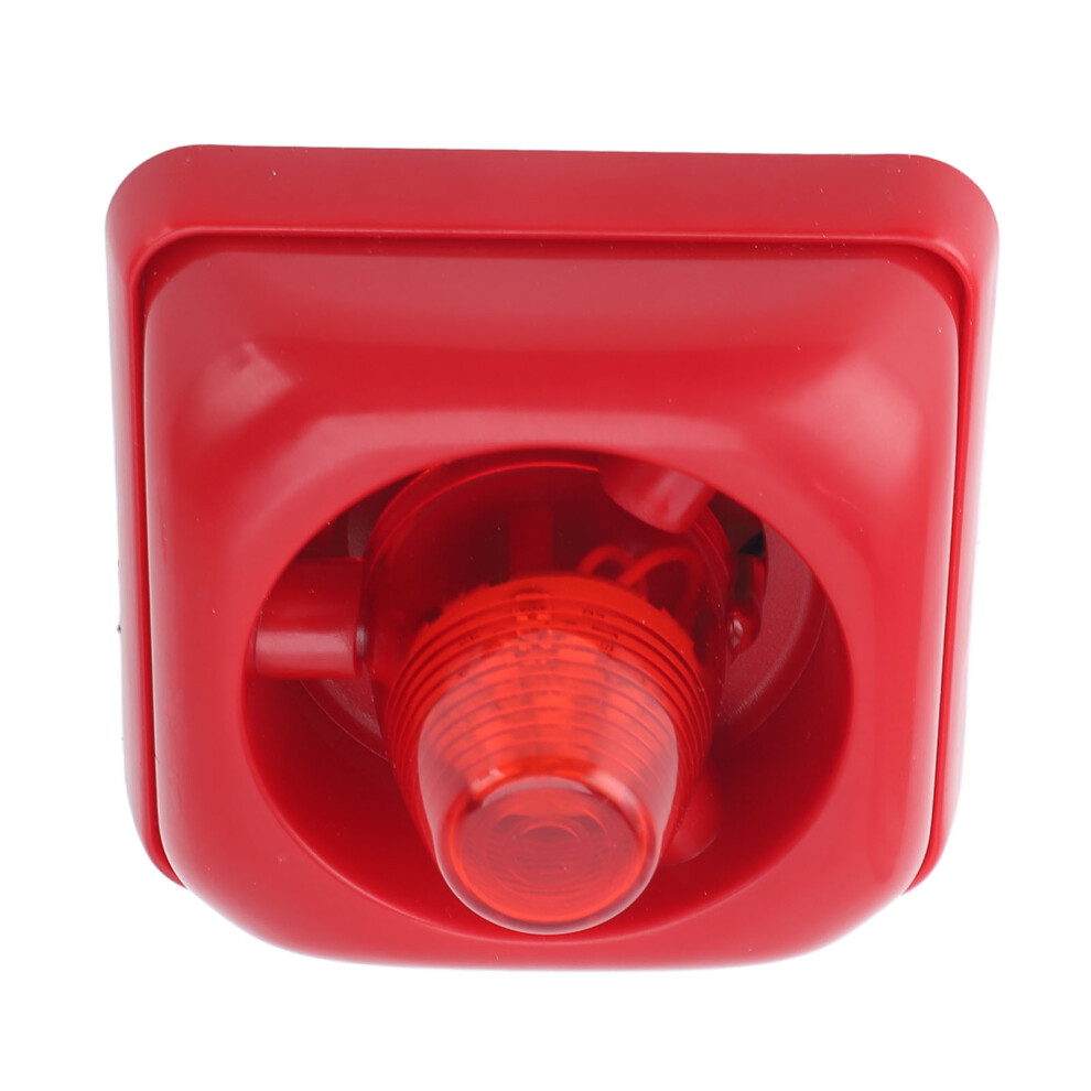 Led Audible Visual Alarm Strobe Warning Horn 3 Sound Modes Flashing Light Fire Security Horn Dc12v 24V 4251314095350