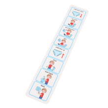 Visueller Ablaufplan zum Töpfchentraining aus PVC für Kinder – ASD