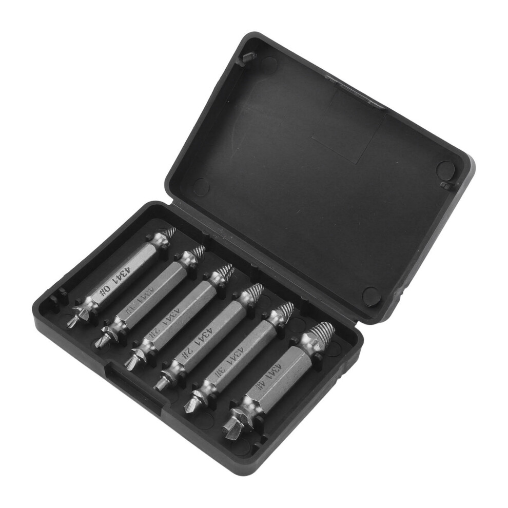 Damaged Screw Extractor Set Broken Stripped Remover Screws Removal Tool HSS Nuts Bolts Drill Bit Tools Original Color-image-OPC-PHQS9FH-NEW