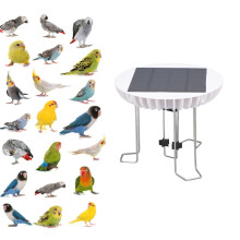 Solar Water Wiggler Quiet Solar Water Agitator for Bird Bath Garden Pond Decoration 5V 2W