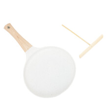 Crepe Pancake Pan Aluminium Alloy Multifunctional Flat Nonstick Crepe Pan for Home