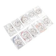 10 Packs Metallic Embroidery Thread DIY Multi Colors Glossy Diameter 1mm Embroidery Floss Kit for Badge Upper Clothing Decor Brooch