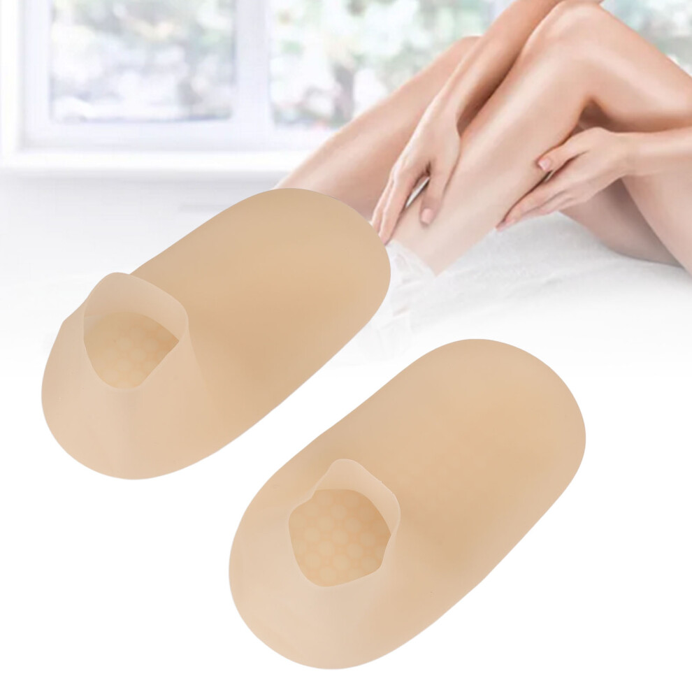 2 Pair Silicone Socks Long Lasting Hydration Reusable Gel Essential Oil Moisturizing Socks for Dry Cracked Feet-image-OPC-PHQS9RX-NEW