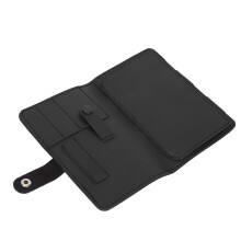 Nagelbohrer Bits Organizer Tasche 37 Fächer PU Schwarz