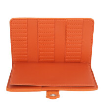 Nagelbohrer-Organizer 37 Fächer PU Orange Tragbar