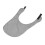 Nylon-Tracheostomie-Duschbezug, Grau, Wasserdicht 14