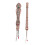 2er Pack Retro-Nahttrenner Roségold 11,7 x 1,5 cm 12