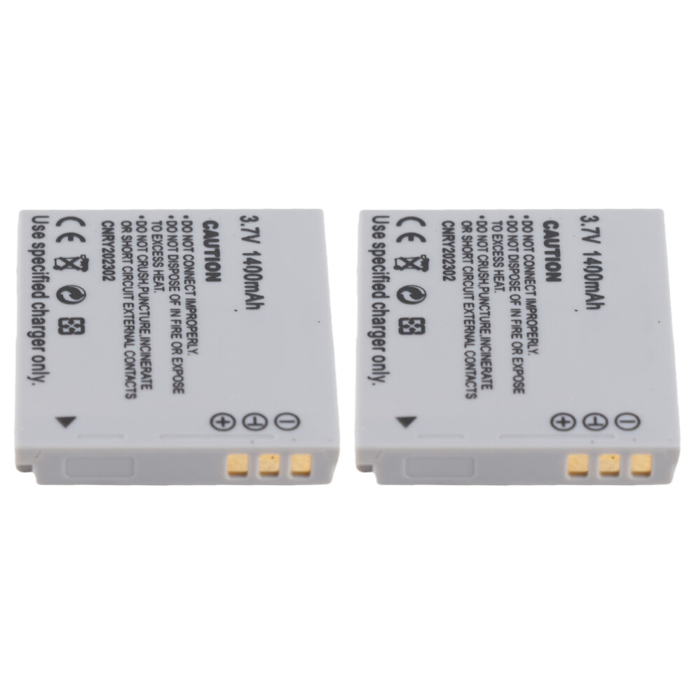 2Pcs Camera Battery 1400Mah 3.7V For Nb 4L Sd30 Sd40 Sd200 Sd300 Sd400 Sd430 Sd450 Sd600 Sd630 Sd750 Sd780 Tx1 Elph 100 300 310 8411314100546