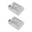2 Pack LP-E8 Batterie 7.4V 1900mAh schwarz kompatibel 15