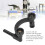 Centering Indicator Holder Dial Test Support Stand Arc Shaped Connecting Bracket 6mm Hole 8mm Rod 6