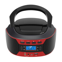 Portable CD Player Wireless Bluetooth Support FM Radio Digital Display Multi Ports Multifunction Home CD Player MP3 Player 100‑240V EU Plug