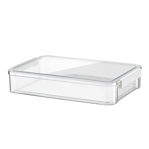 Transparente ID-Aufbewahrungsbox mit einrastendem Deckel 1