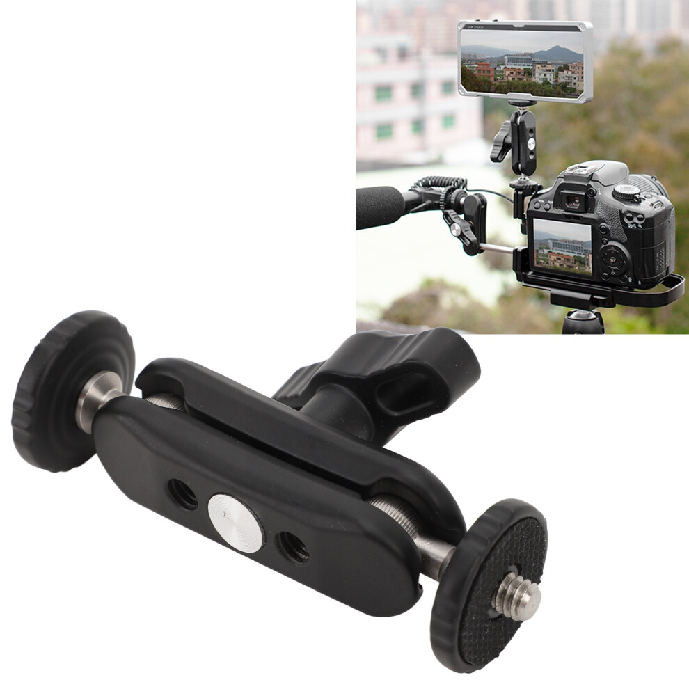 Universal Articulating Arm 360 Degree Rotation Aluminum Alloy 1/4Inch Screw Cnc Machined Dual Ball Head Articulating Arm For Monitor Fill L Light 4941314107831