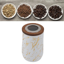 Luftdichte Kaffeedose 800 ml Weiß, 15 cm hoch