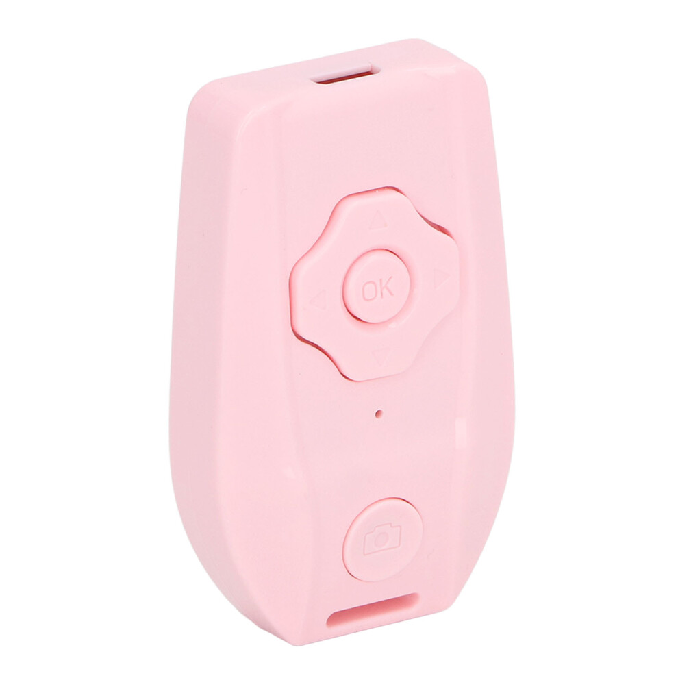 Bluetooth Remote Page Turner Usb Rechargeable Wireless Camera Shutter Remote Photo Video Clicker For Smartphones Selfies Pink 6901314112363