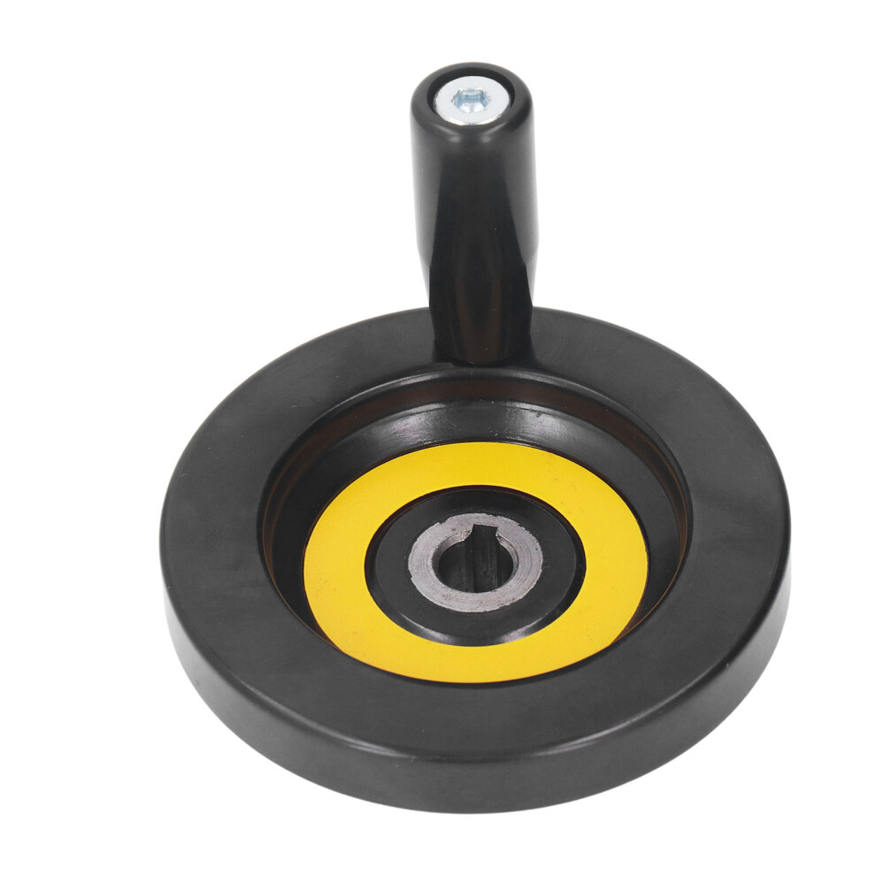 Table Saw Handwheel 12mm Center Hole 100mm Outer Diameter with Revolving Handle for Lathe Milling Machine Grinder
