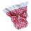 Kariertes Hundekleid Leine-Set Größe S Rot Polyester 11
